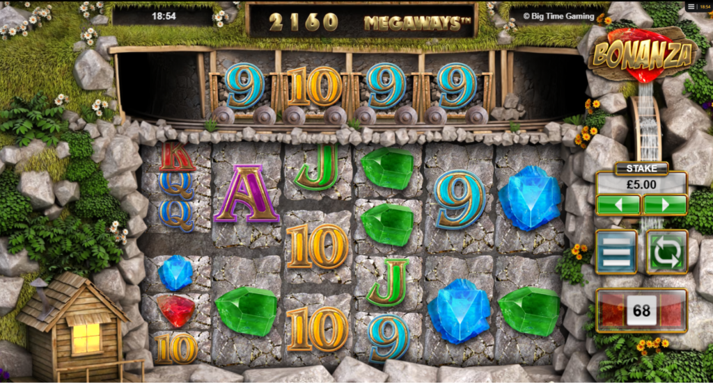 Bonanza Megaways slot screenshot