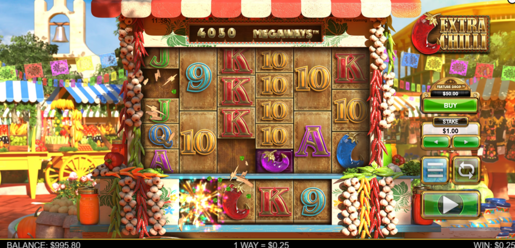 Extra Chilli slot screenshot