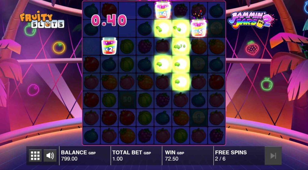 Jammin' Jars 2 slot screenshot