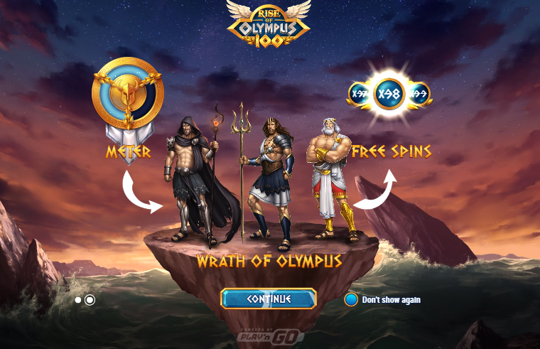 Rise of Olympus 100 slot screenshot