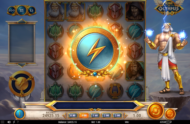 Rise of Olympus 100 slot screenshot
