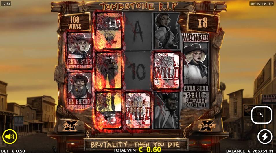 Tombstone RIP slot screenshot