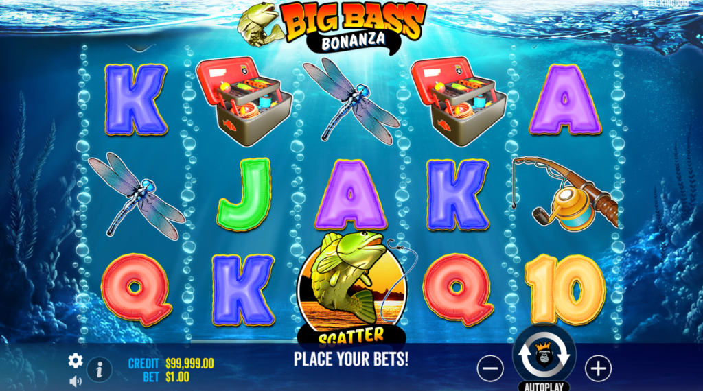 Big Bass Bonanza slot screenshot