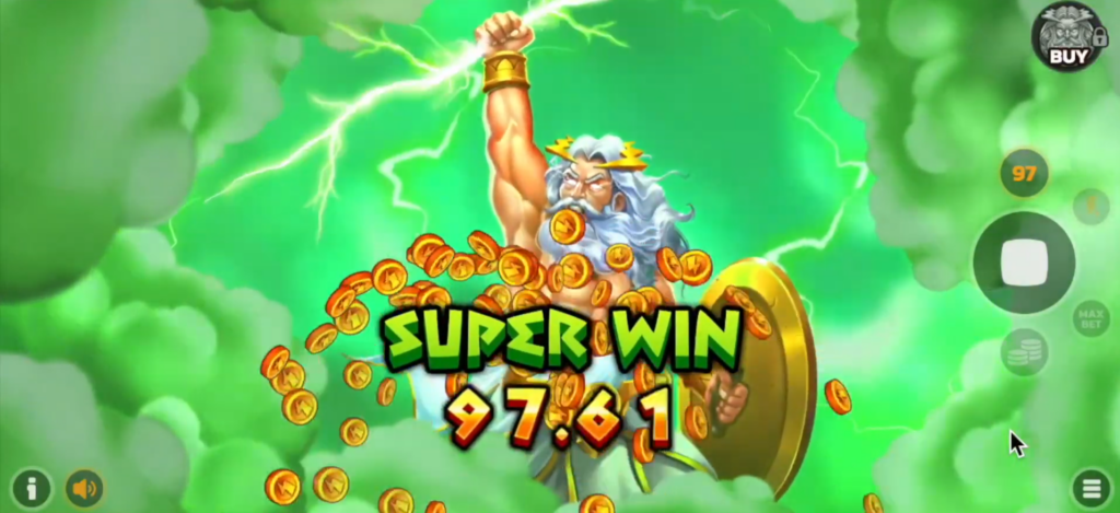 Alpha Gods: Zeus slot screenshot