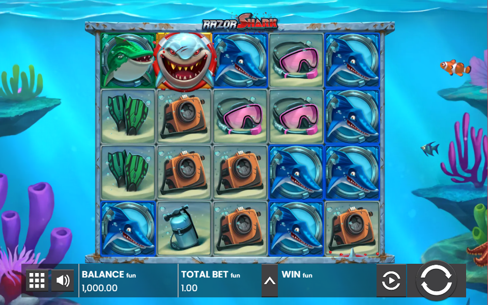 Razor Shark slot screenshot