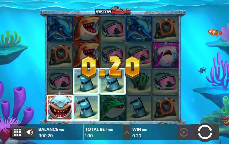 Razor Shark slot screenshot